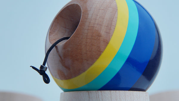 🔵 OKendama SPACE 1 (Albastru) – Forma ZERO1 – Stick 🚀