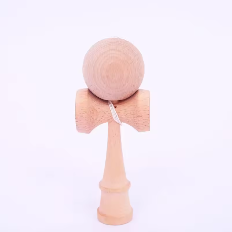 Kendama Clasică din Lemn Natural – Model Standard, Perfectă pentru Începători și Avansați