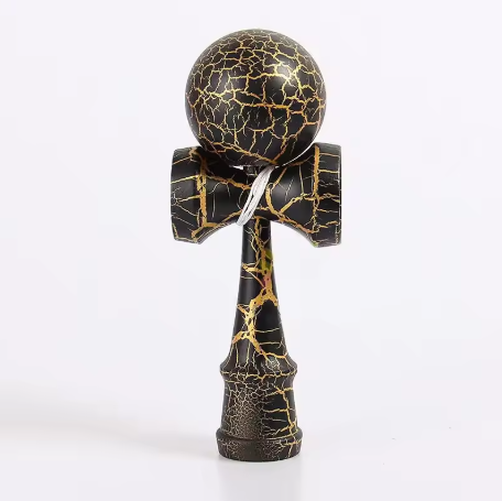 Kendama Black & Gold Elite – Lux și Performanță în Mâinile Tale