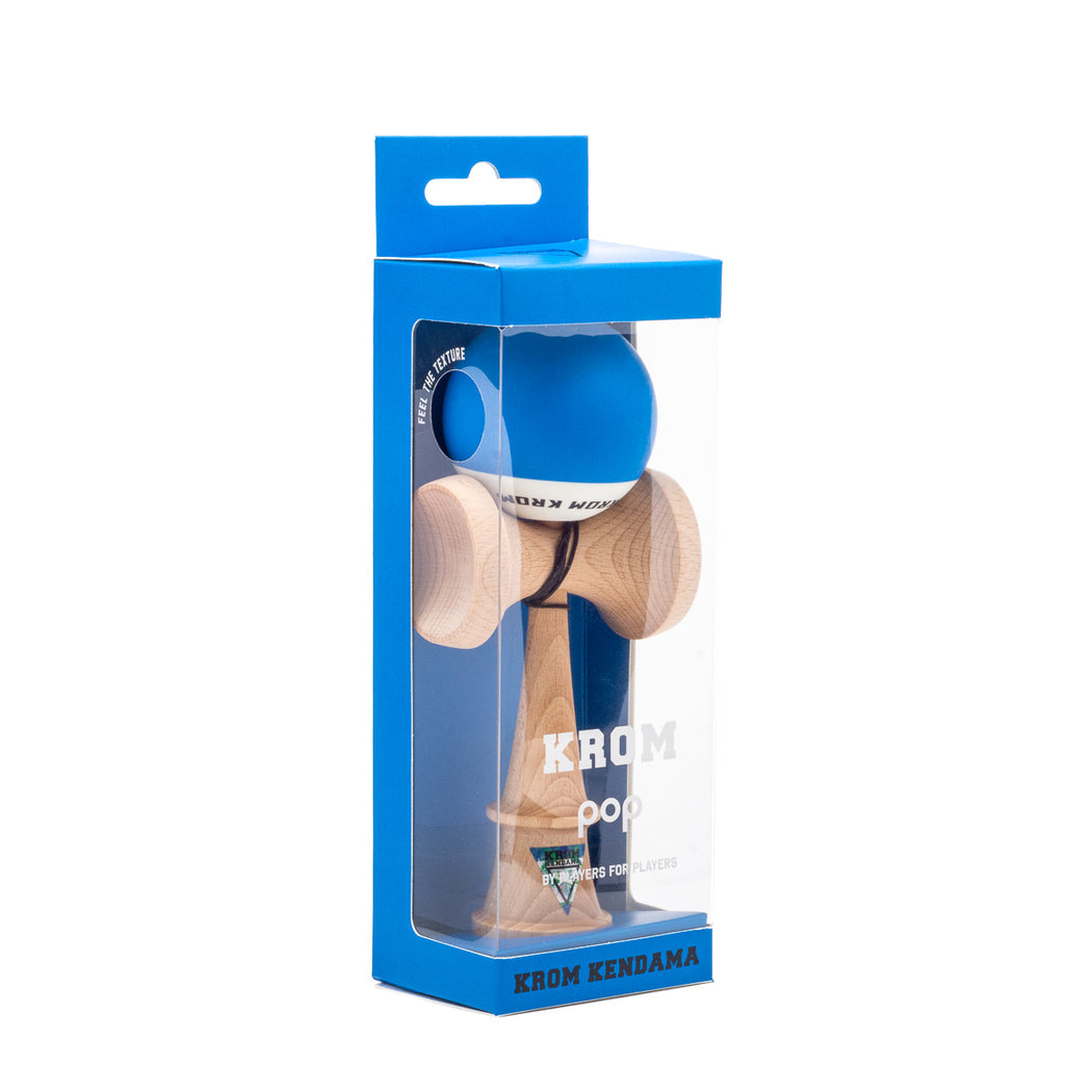 Kendama KROM Pop Blue – Simplitate, Stil și Control Maxim 🔵