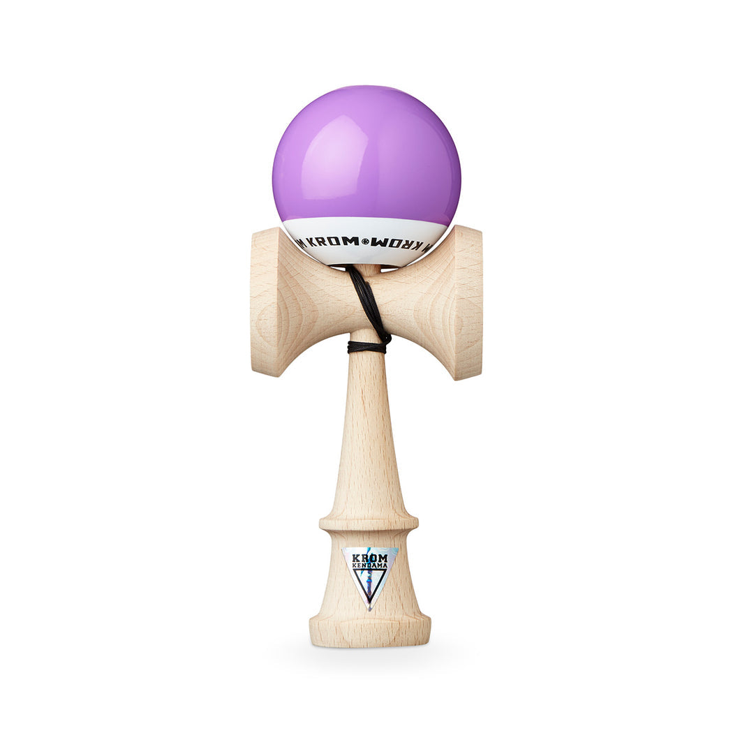 Kendama KROM POP LOL LAVENDER – Originală, din lemn de calitate