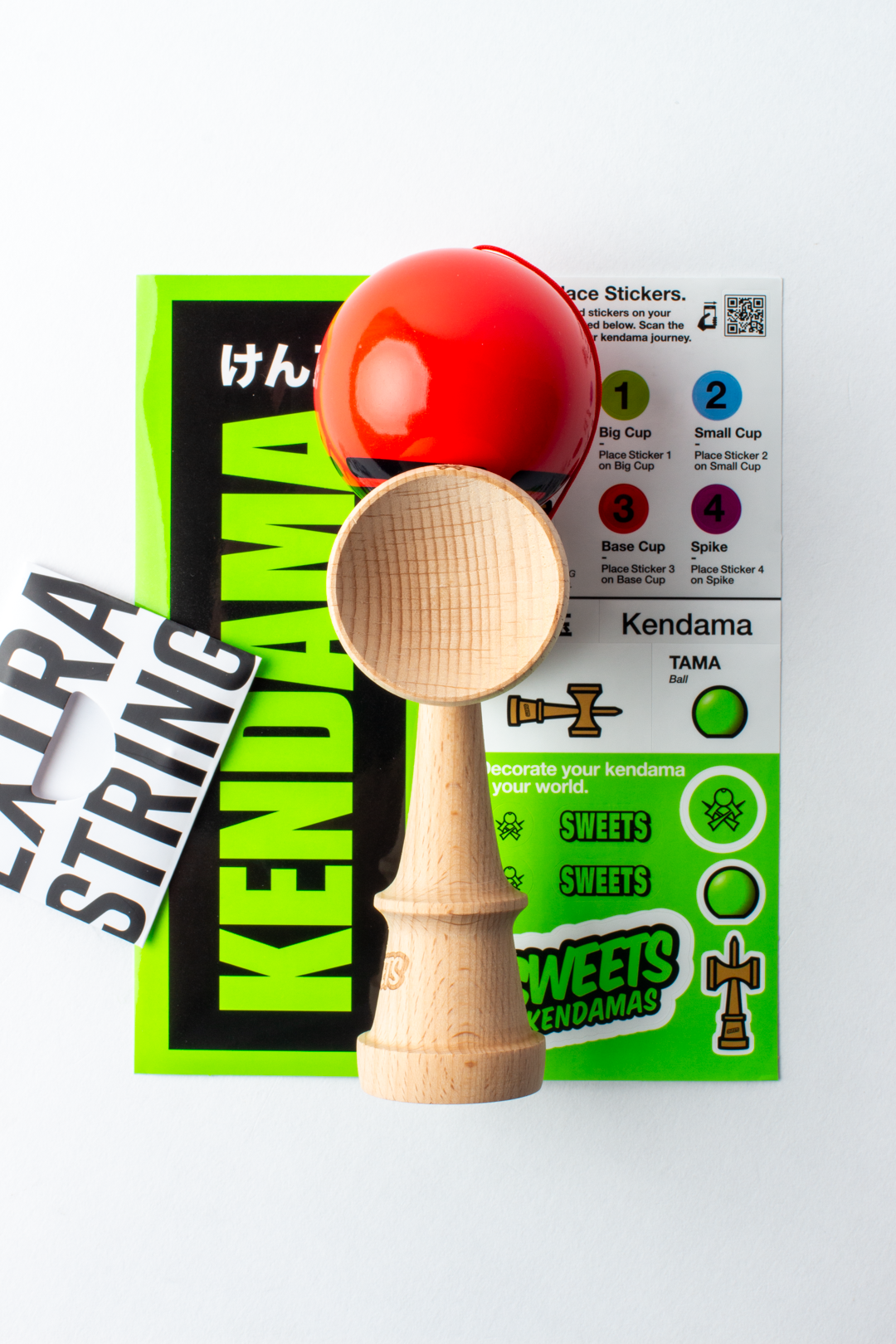 🎯 Kendama Sweets Radar – Red | Vizibilitate maximă și control precis