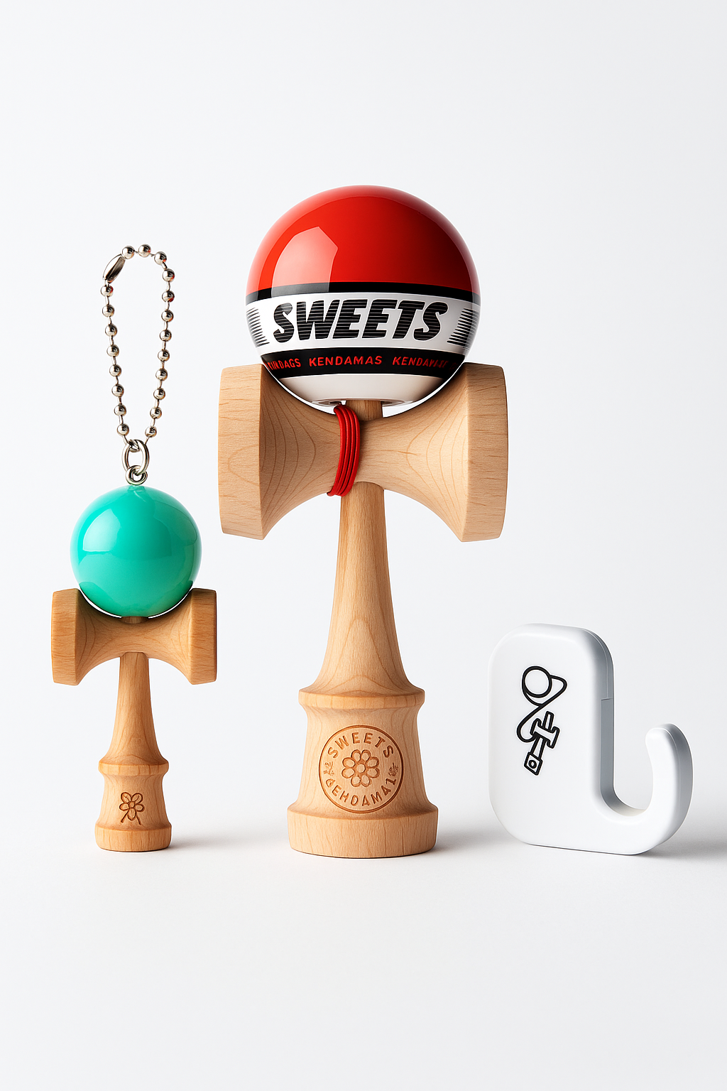 🎯 Sweets Starter Pack – Kendama + Breloc + Suport
